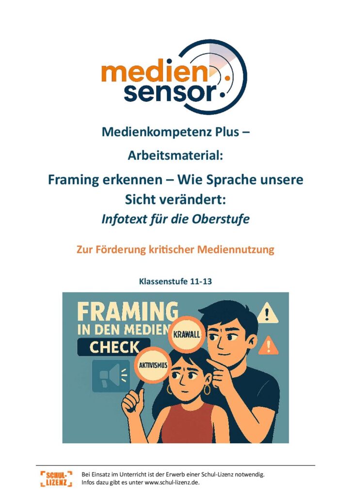 thumbnail of Medienkompetenz Plus Infotext Framing Oberstufe