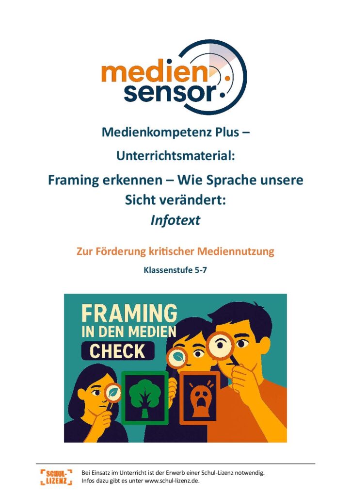 thumbnail of Medienkompetenz Plus Infotext Framing Unterstufe