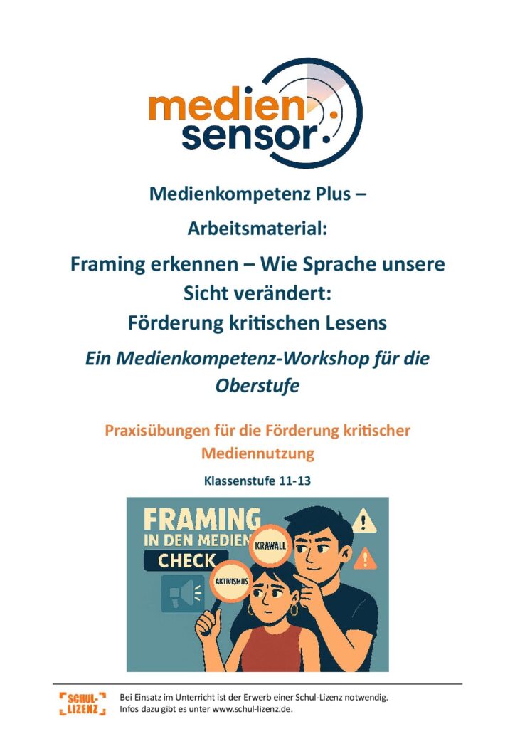 thumbnail of Medienkompetenz Plus Unterrichtsmaterial Framing Oberstufe